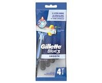 Gillette Blue 3 Disposable Razor 4ct 4pk x 4